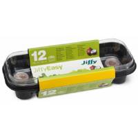 Jiffy-7 GH-12 - Mini greenhouse with 12 x Jiffy-7 - 27x11,5x6cm