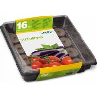 Jiffy-7 GH-16 XXL - Mini greenhouse with 16 Jiffy-7 XXL28x28x8cm