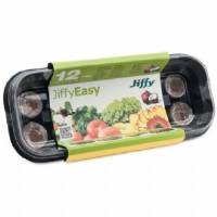 Jiffy-7C GH-12 - Mini greenhouse with 12 Jiffy-7 (coco) - 27x11,5x6cm
