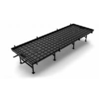 IdroLab - Idroroll raised cultivation stand complete with trays and rolling system 120x240