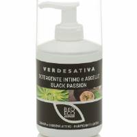 Black Passion Intimate and Armpit Cleanser with Charcoal 250ml - Verdesativa