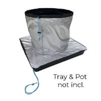 Small AutoPot Plant Skirt - 60 sq. Tray - 45cm Pot