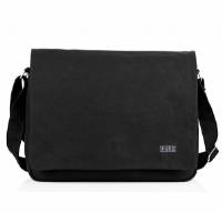 Shoulder Bag - Vegan 38x8X29cm Black - Pure