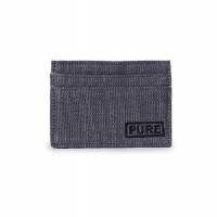  Credit Card Holder 11x8 - 4 compartments Gray - Pure
