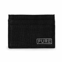 Credit Card Holder 11x8 - 4 compartments Black - Pure