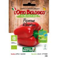 Organic vegetable Garden - Orto Biologico - Robertina Pepper Seeds - Sem. Dotto