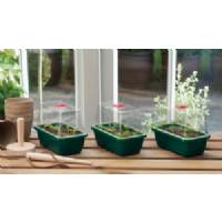Garland - Mini Greenhouses Set 3 pcs 10x17x12,5h cm
