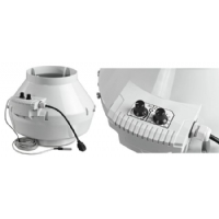 Inline Air Extractor BLAUBERG MAX -15cm - 460m3/h + thermostat