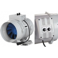 Blauberg BI-Turbo 12,5cm + cable - 280m³/h + thermostat