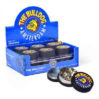 The Bulldog Original Black Amsterdam Metal Grinder 35mm - 3 parts