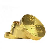 Metal Grinder Gold Ingot 4 Parts - 50mm