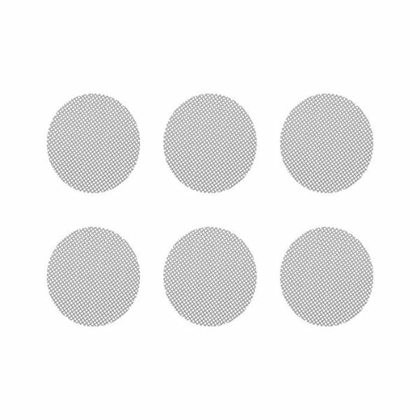 Replacement filters x 6 - Crafty 15mm diameter, normal mesh.